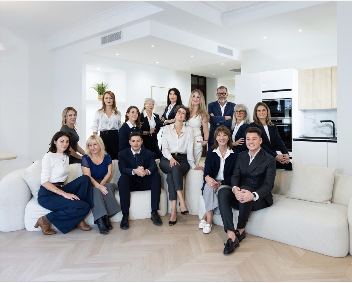 L’équipe des Partners de Boulevard Group réunie à l’agence de Nice
