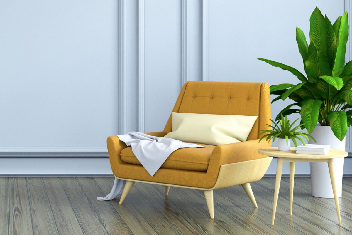 Intérieur lumineux d’un appartement en location à Nice